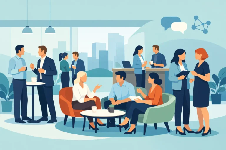 Espacios para networking empresarial que funcionan