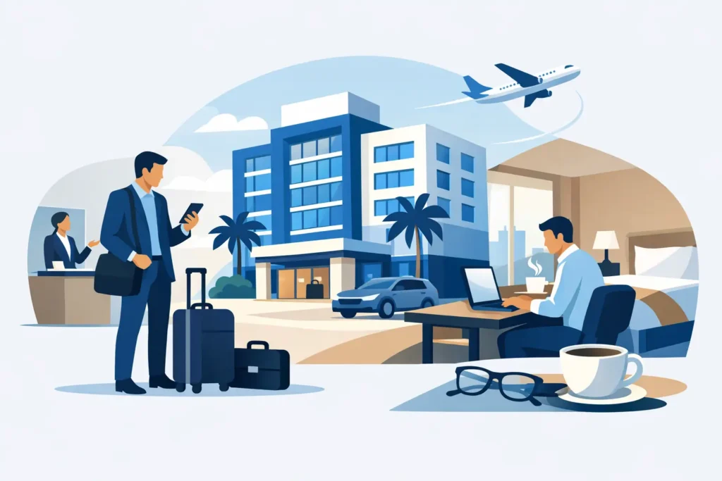 Reserva de hotel corporativo para rendir mejor