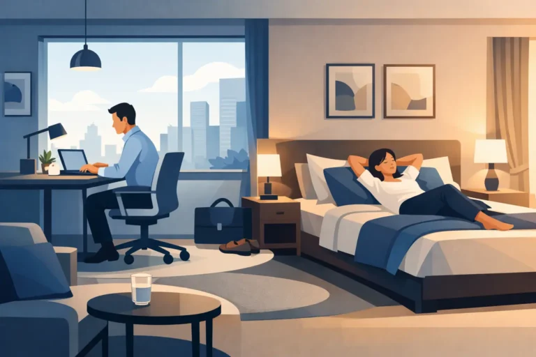 Suite ejecutiva para rendir y descansar