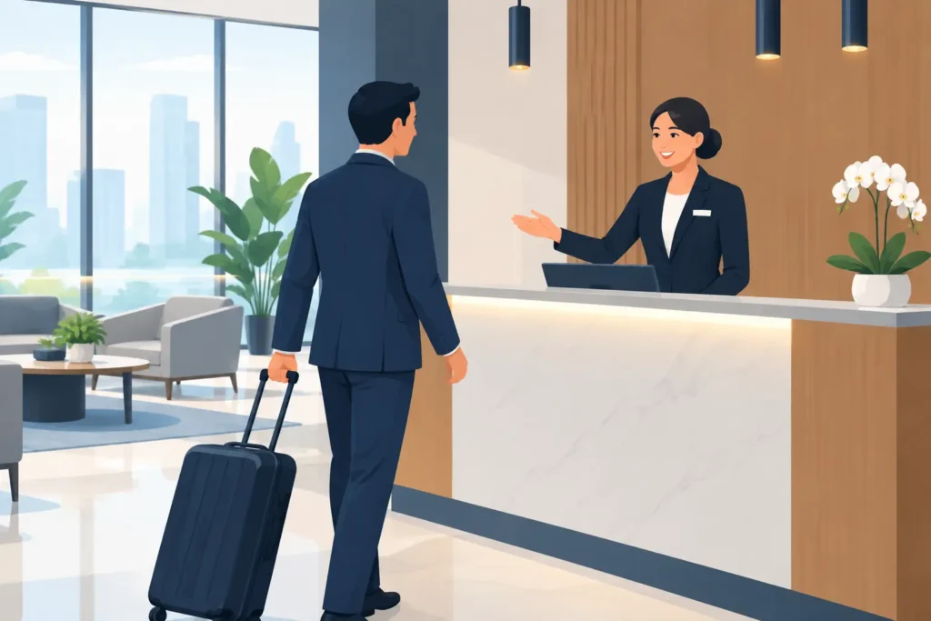 Hospitalidad corporativa moderna para negocios